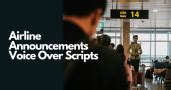 Voice Over Scripts For Airline and Airport Announcements – .